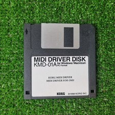 KORG MIDI DRIVER DISC KMD-01A FLOPPY DISC FÜ...