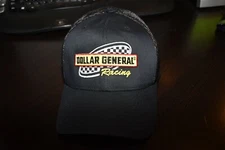 DOLLAR GENERAL RACING NASCAR FLEX FIT BLACK BASEBALL cap hat  