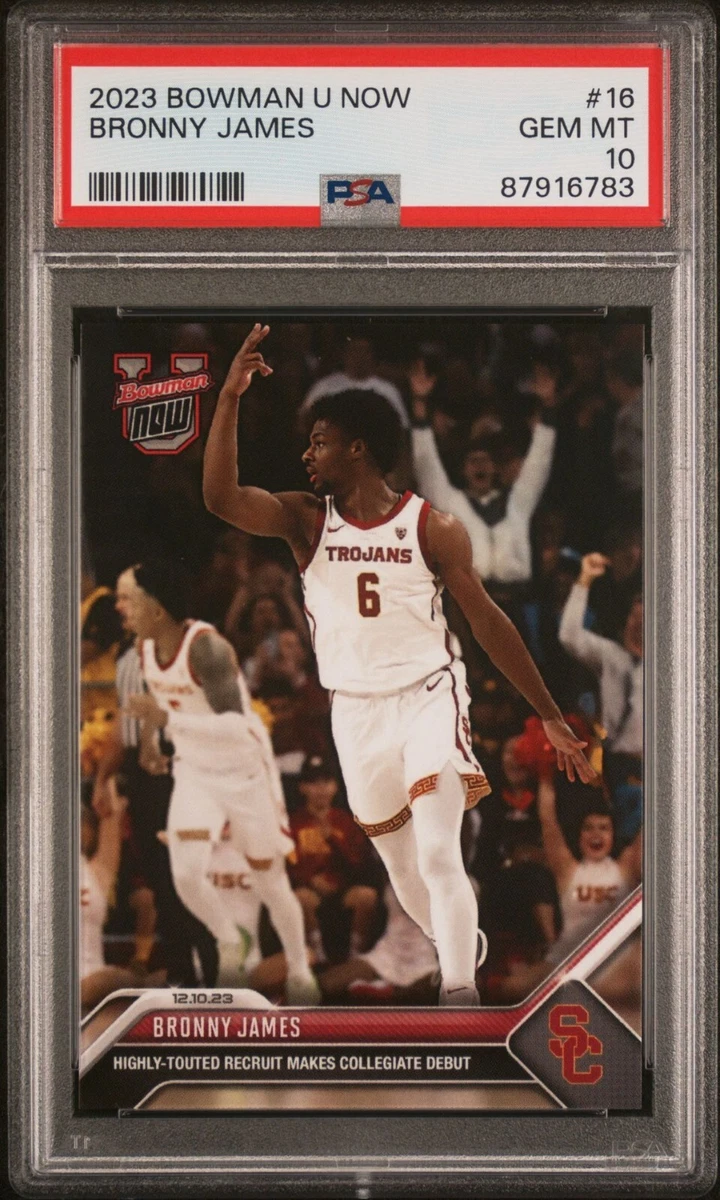 Bowman LeBron James 10 Graded Basketball Sports Trading Cards