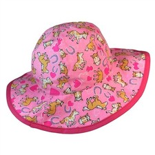 Bugzz Kids Mädchen Pony Sonnenhut Kinder bunt Strand Fun Hüte 1-3 Jahre