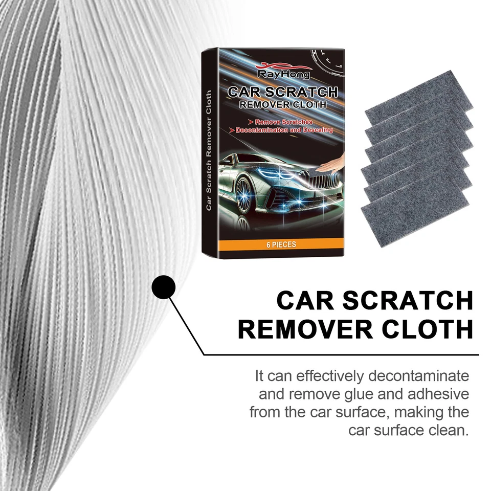 12 piezas de tela nano brillante removedor de arañazos de coche paño nano brillante para arañazos de coche Foto 4 de 4