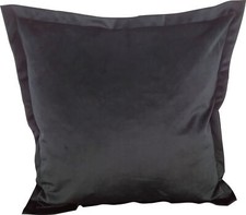 Kissenbezug Samt Kissenhülle Reißverschluss Dekokissen Velvet Sofa weich + Steg