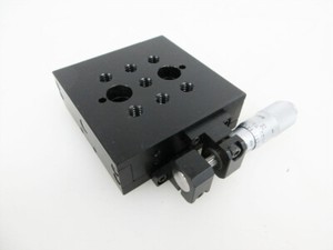 THORLABS MT1 1/2" TRANSLATION STAGE & MICROMETER w/ MT405 SIDE-MOUNTED ACTUATOR
