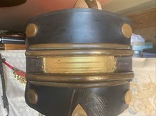 Antique heavy  Shire horses Saddle/ harness- thick leather and Fancy  brass work