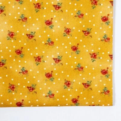 SOUTH SEA IMPORTS Sentimental Journey Robyn Pandolph SSI Cotton Quilting Fabric BTHY Yellow Dot