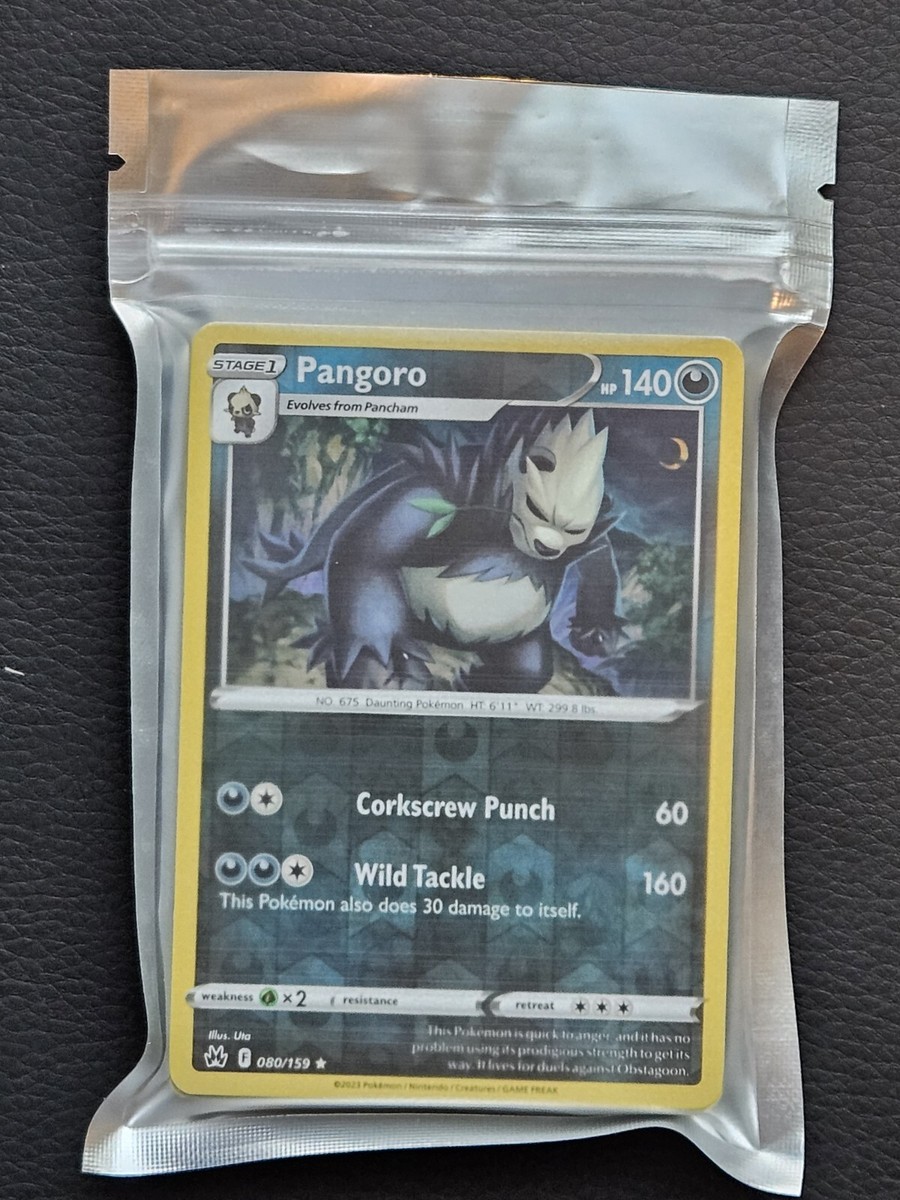 how rare is pangoro pokemon card Single 174/264 FUSION STRIKE Toys & Games Stage 1 Pokemon Trading Card Game Sun