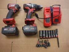 Milwaukee 2953-20 18VOLT Impact, 2902-20 1/2" Hammer Drill NDR8