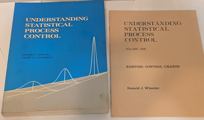 Lot of 2 Understanding Statistical Process Control (1986) Books Very Good