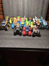 16 Hot Wheel Monster Jam Monster Trucks Lot