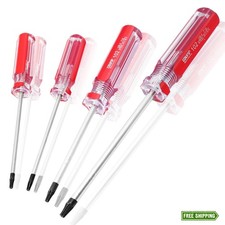 Torx Security Screwdriver Set T8 T9 T10 T15 Magnetic Plastic