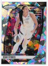 2024 Panini Prizm WNBA Cracked Ice #122 Kiah Stokes Las Vegas Aces UConn