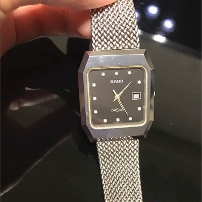 Rado Diastar Analog Quartz Men Dia Star Watch Watch Diamond Vintage 127387851