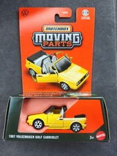 Matchbox Moving Parts 1987 VOLKSWAGEN GOLF CABRIOLET Yellow 2026