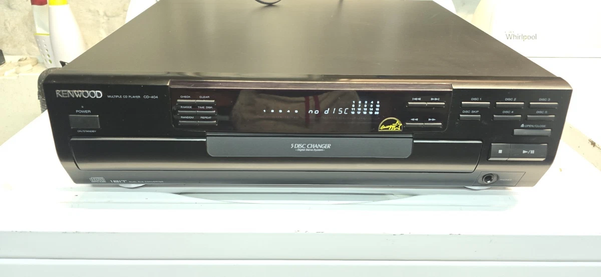 Kenwood Home Audio CD Players & Recorders 5-9 CD Changer Capacity