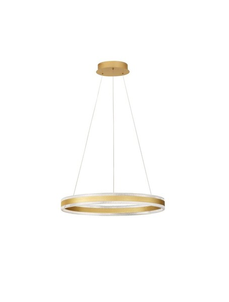 Nova Luce Alaro Gold Pendelleuchte 60 Cm Dimmbar 46 W 3067 Lm 3000 K-image