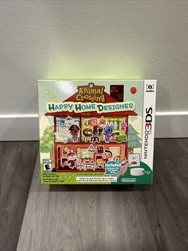 Animal Crossing Happy Home Designer Nintendo 3DS-NFC Reader, Big Box SEALED
