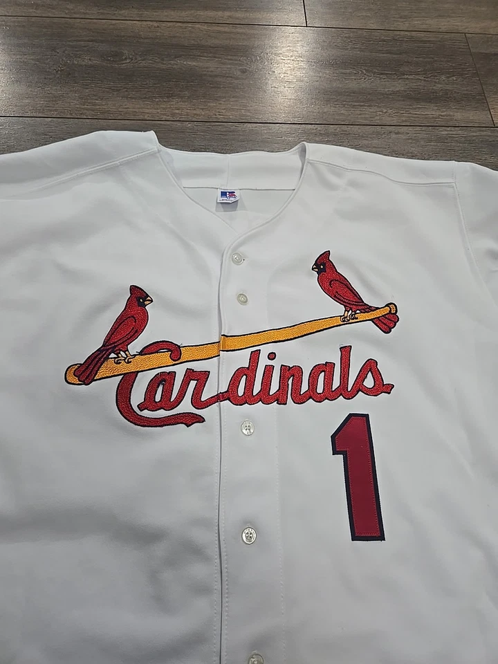1996 ПОДЛИННЫЙ ВИНТАЖНЫЙ OZZIE SMITH CARDINALS ДЖЕРСИ RUSSELL 52 2XL RUSSELL - Изображение 4 из 4