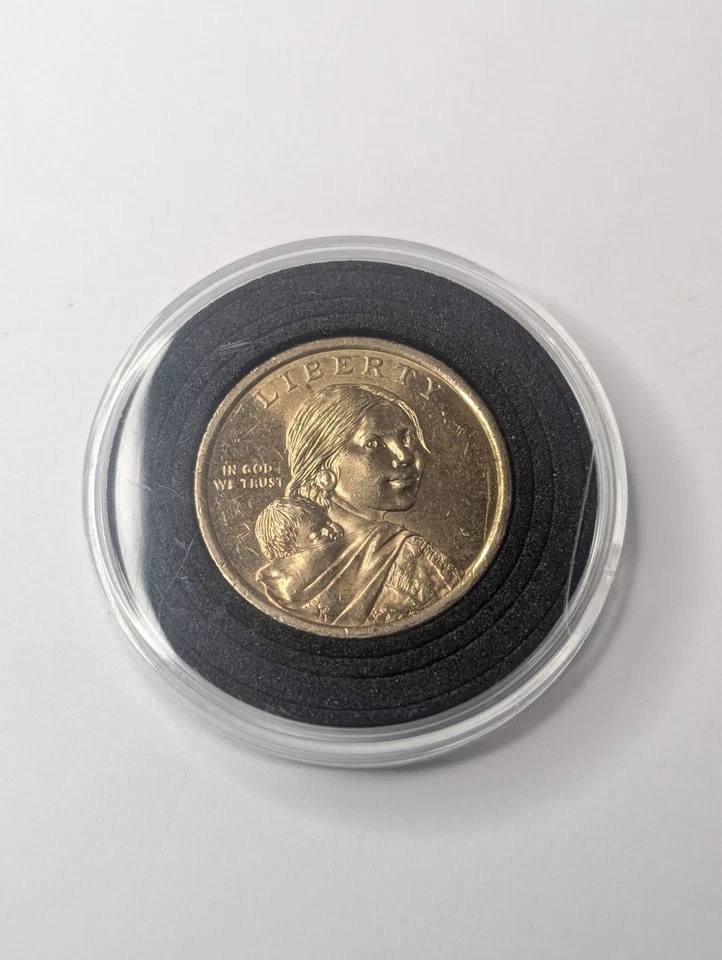 USA One Dollar Sacagawea Coin Wampanoag Treaty 1621 Rare Circulated✅ - Image 2 of 4