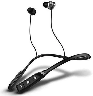 Pixfab Bluetooth Wireless Nackenbügel In-Ear Kopfhörer N2 Schwarz Mikrofon - Bild 1 von 4
