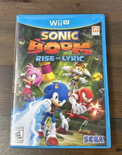 Sonic Boom Rise of Lyric - (Nintendo Wii U, 2014) CIB w/ Manual