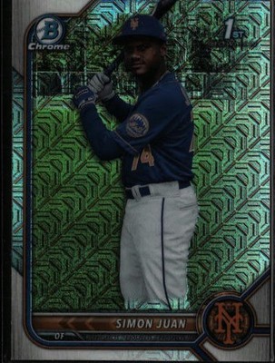 2022 Bowman Chrome #BCP-170 Simon Juan  Mojo  C067