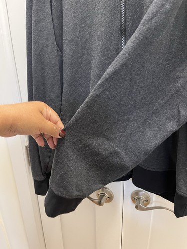 Sport-Tek Mens Long Sleeve Lightweight Charcoal Gray Bomber With Pockets ST274 - Photo 6/9