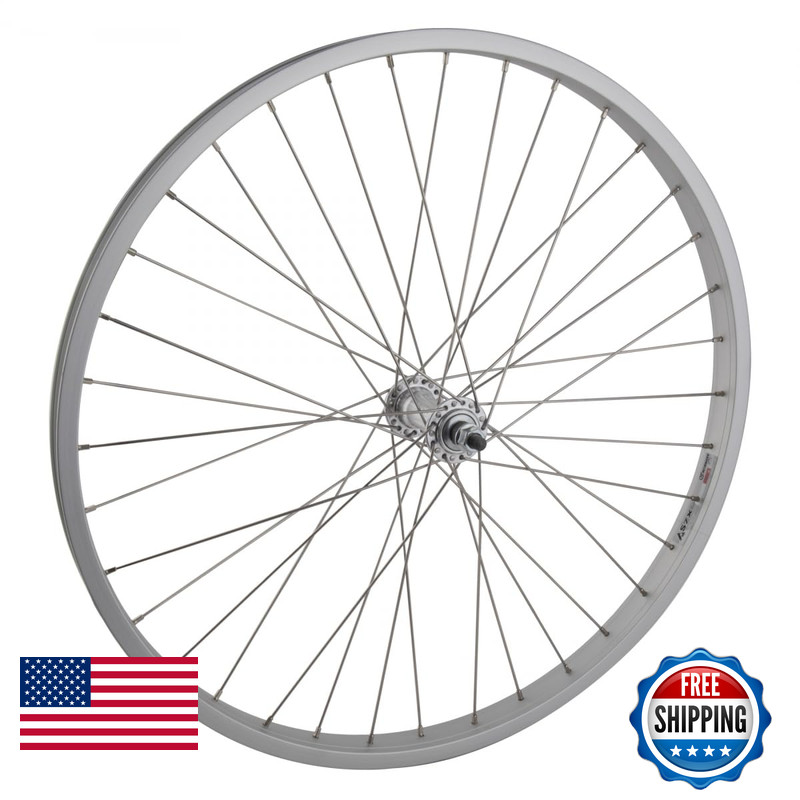 Wheel 24 X 1.75 36h Alloy Bolt On Silver
