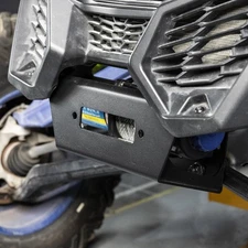 WEISEN UTV Winch Mounting Bracket No Drill Fit Can Am Maverick X3/Max 2017+