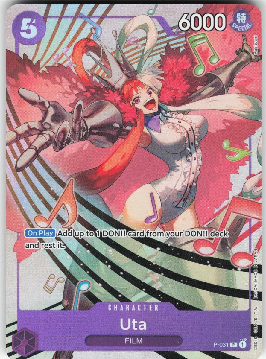 Uta-P-031 P-031 One Piece Promotion Cards for sale | eBay
