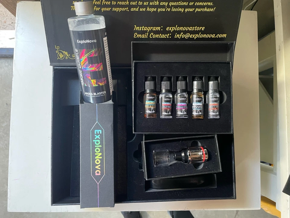 Pistola de humo de burbuja de cóctel con blaster de aroma de 5 sabores, burbuja comestible para... Foto 3 de 4