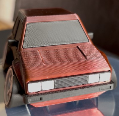 Tooned Volkswagen Golf MK1  Rot/ Schwarz Flipflop Weiter Farben Möglich