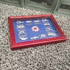 Vintage Nautical Knot Board Display Ship Wheel Shadow Box Sailing Decor 12 Knots — photo 8