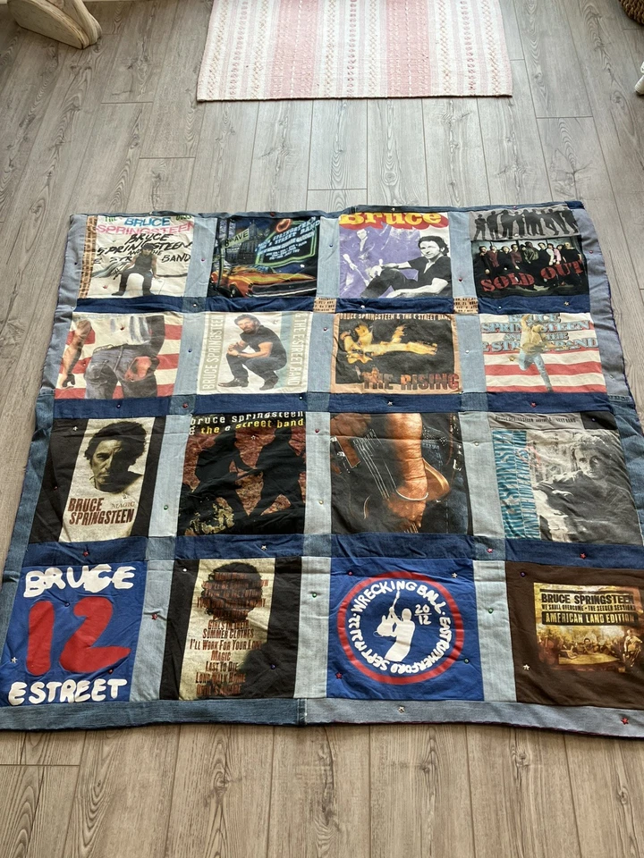 Bruce Springsteen T Shirt & Denim Wallhanging - Image 2 of 2
