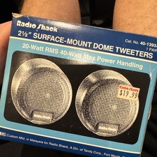 Radio Shack Cat. No 40-1393a - SURFACE MOUNT DOME TWEETERS -40 watts, new in box