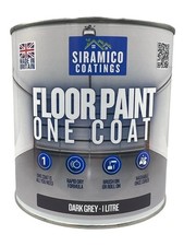 Floor Paint - Waterbased - 1 Litres - Greys, Black, White