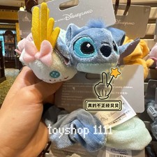 2026 Hong Kong Disney Lilo  Stitch Stuffed Scrunchie plush hair accessory