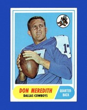 1968 Topps Set-Break # 25 Don Meredith EX-EXMINT *GMCARDS*