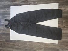 Dickies Men's Overalls Crossover High-Back Multi Pocket Bib Overalls Black  201