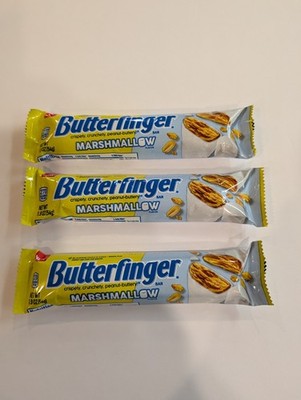 3 - Marshmallow Butterfinger Bar Limited Edition 1.9 oz 54g each (Lot of 3 Bars)