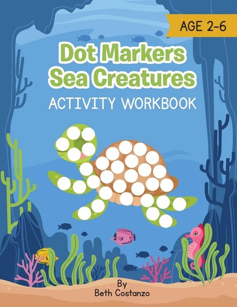 Dot Marker Sea Creatures - Activity Workbook | Beth Costanzo | Taschenbuch-image