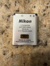 Nikon EN-EL19 Li-Ion Battery Pack 3.7V 700mAh 2.6Wh for Nikon Cameras