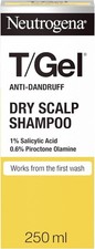 Image of Neutrogena T/Gel Anti Dandruff Shampoo for Dry Hair (1x 250ml), Daily Anti-Dand