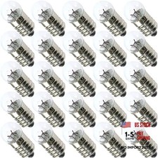 MEETOOT 25pcs E10 Mini Light Bulbs 1.5V 0.3A Physical Electrical Experiment