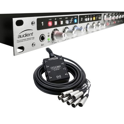 Audient ASP800 8-Channel Mic Preamp SUB SNAKE RIG