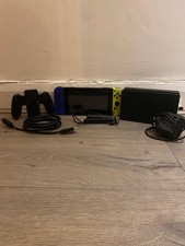 Nintendo Switch 1 Console Bundle Comes with Dock , Charger , Joypad , Joystraps
