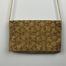 Vintage Full Seed Beaded Clutch/ Shoulder / Crossbody Bag Estate Find