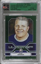 2012-13 ITG Ultimate Memorabilia 12th Edition Emerald 7/60 Turk Broda HOF 9u7