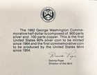 George Washington 250th Anniversary Comm 90% Silver Half Dollar UNC ASW .3617 oz — photo 4