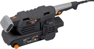 Meister Bandschleifer MBS600-1 mit Staubfangbox 230V LED Anzeige 600W Soft Grip