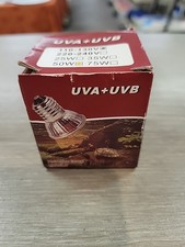 Reptile Heat Lamp for Turtles 50W UVA UVB New In Box